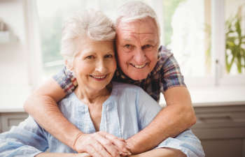 older couple smiling