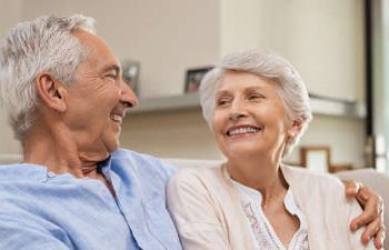 older couple smiling