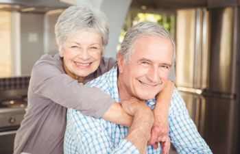 older couple smiling